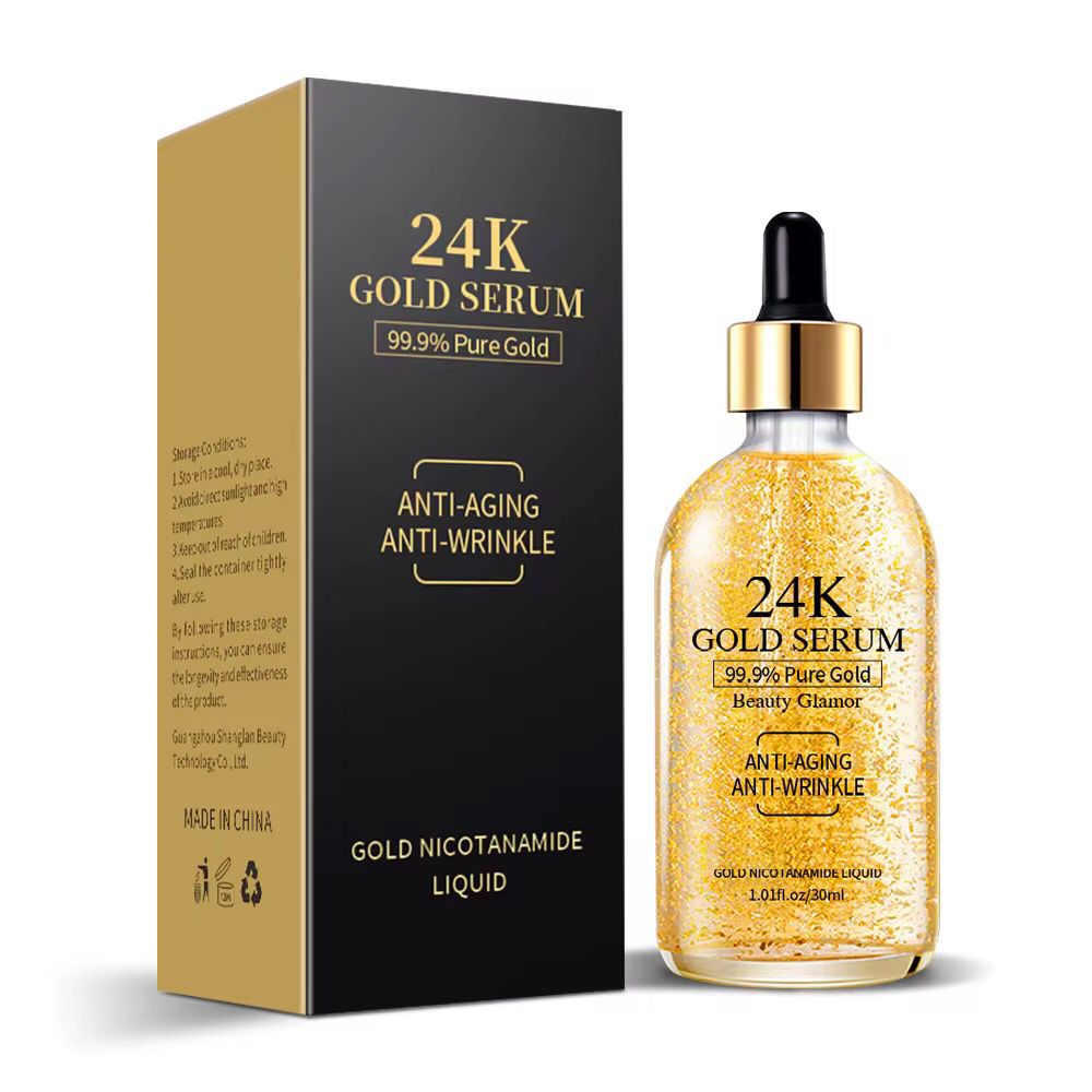 Sérum Anti-envelhecimento com flocos de Ouro