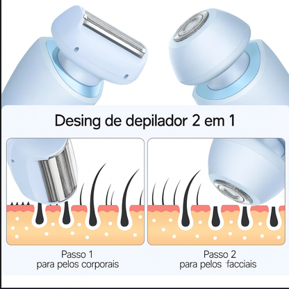 LumiSkin™depilador elétrico 2 em 1