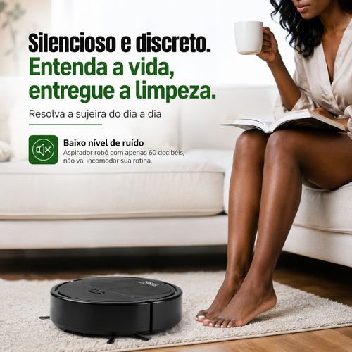 CleanBot™ robô aspirador compacto para limpeza