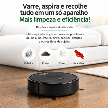 CleanBot™ robô aspirador compacto para limpeza