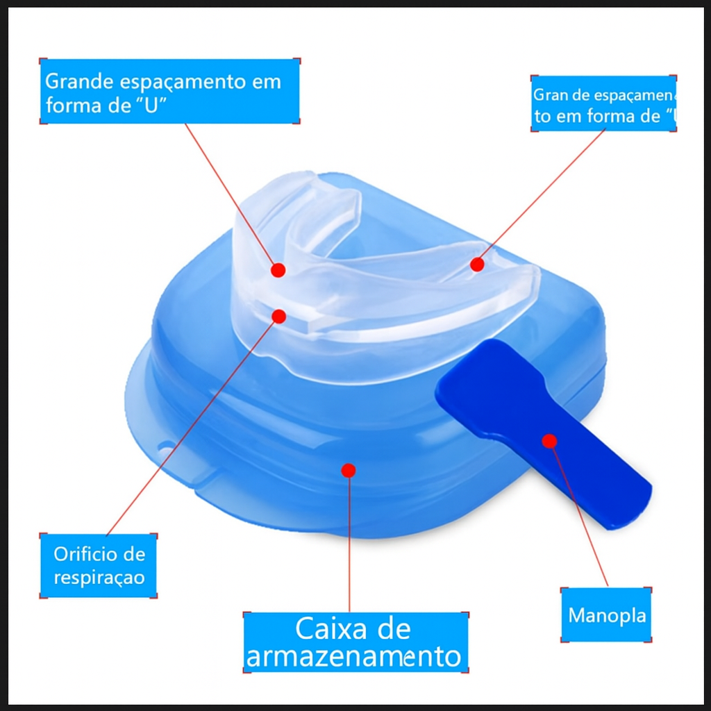 SonoAlign™ Anti-ronco bucal de TPE (Material macio)