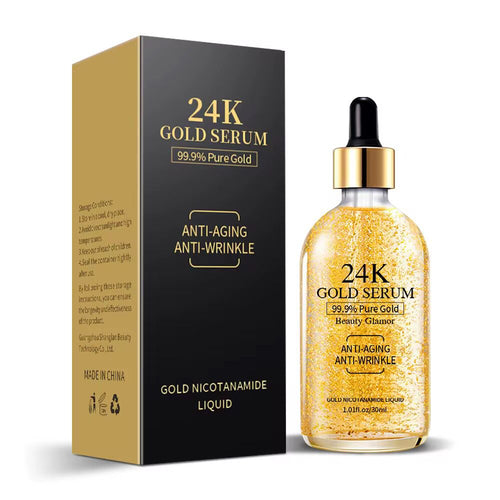 Sérum Anti-envelhecimento com flocos de Ouro